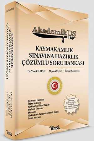 Temsil AkademikUS Kaymakamlık Sınavına Hazırlık Çözümlü Soru Bankası Temsil Yayınları