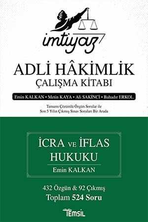 Temsil İmtiyaz Adli Hakimlik Çalışma Kitabı İcra ve İflas Hukuku Temsil Yayınları