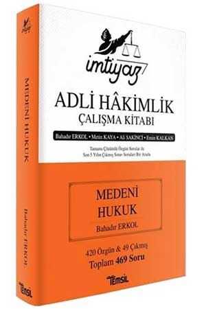 Temsil İmtiyaz Adli Hakimlik Çalışma Kitabı Medeni Hukuk Temsil Yayınları