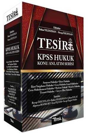 Temsil Tesir KPSS Hukuk Konu Anlatımı Serisi Temsil Yayınları