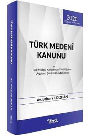 Temsil Türk Medeni Kanunu Bahar Yıldızhan Temsil Yayınları