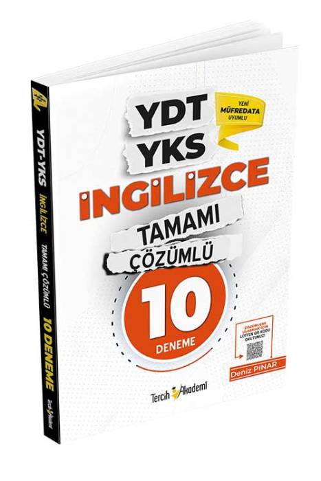 Tercih Akademi YDT YKS İngilizce Tamamı Çözümlü 10 Deneme Tercih Akademi Yayınları