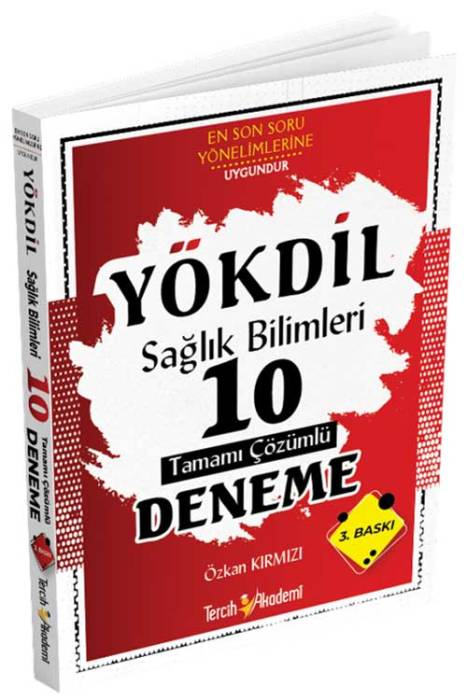 Tercih Akademi YÖKDİL Sağlık Bilimleri Çözümlü 10 Deneme Tercih Akademi Yayınları
