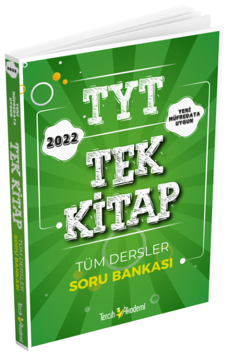 Tercih Akademi 2022 YKS TYT Tüm Dersler Soru Bankası Tek Kitap Tercih Akademi Yayınları