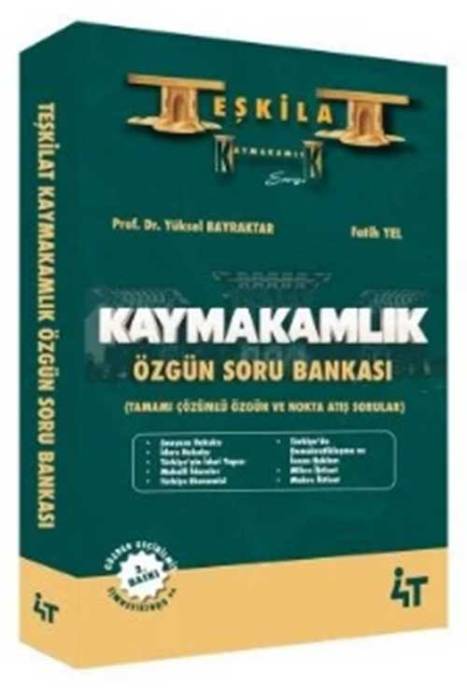 Kaymakamlık TEŞKİLAT Özgün Soru Bankası Çözümlü 3. Baskı 4T Yayınları