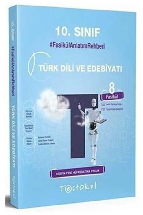 Test Okul 10. Sınıf Türk Dili ve Edebiyatı 8 Fasikül Konu Anlatımı Test Okul Yayınları