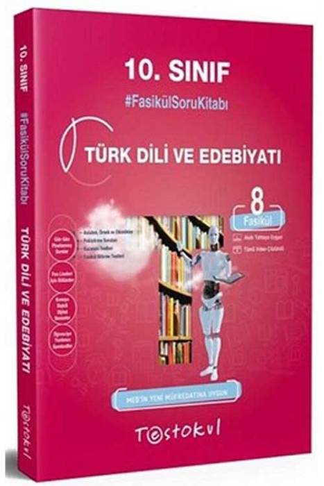 Test Okul 10. Sınıf Türk Dili ve Edebiyatı 8 Fasikül Soru Bankası Test Okul Yayınları
