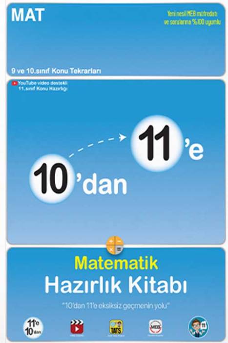 Tonguç 10'dan 11'e Matematik Hazırlık Kitabı Tonguç Yayınları