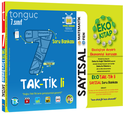 Tonguç 7. Sınıf Sayısal Taktikli Eko Soru Bankası Tonguç Akademi Yayınları