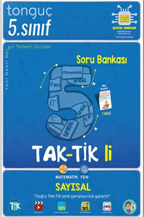 5. Sınıf Taktikli Sayısal Soru Bankası Tonguç Akademi Yayınları