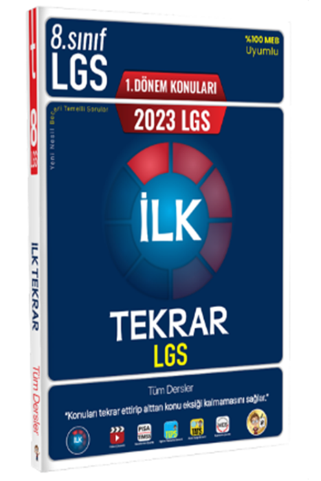 2023 8. Sınıf LGS 1. Dönem Tüm Dersler İlk Tekrar Tonguç Akademi Yayınları