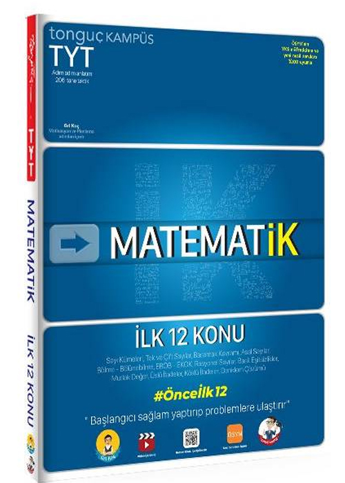Tonguç Akademi TYT MatematİK İlk 12 Konu Soru Bankası Tonguç Akademi Yayınları