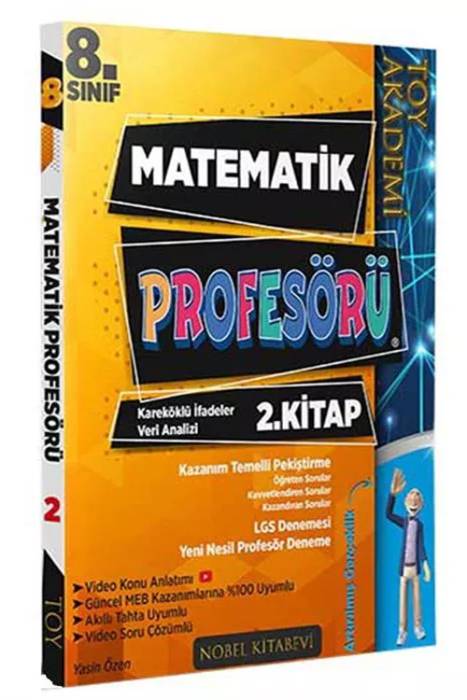 Toy Akademi Matematik Profesörü 2.Kitap Kareköklü İfadeler ve Veri Analizi Toy Akademi Yayınları