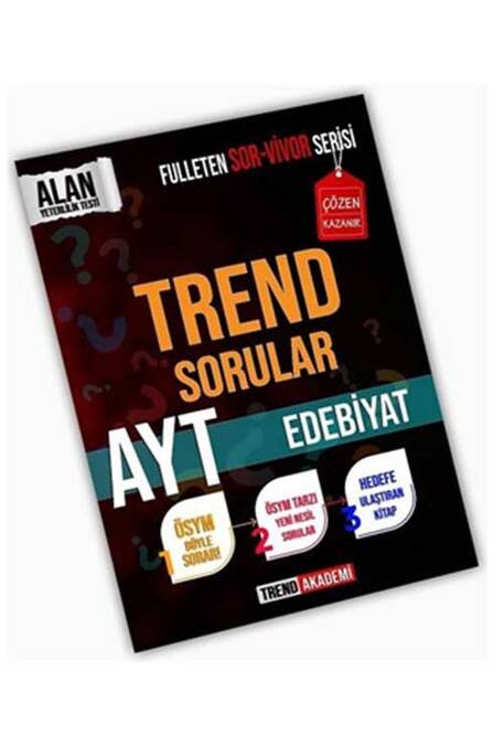 Trend Akademi YKS AYT Edebiyat Trend Sorular Fulleten Sor-Vivor Serisi Trend Akademi Yayınları