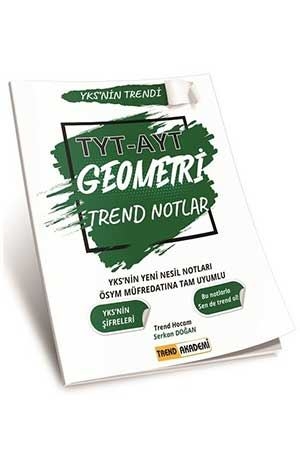 Trend Akademi YKS TYT AYT Geometri Trend Notlar Trend Akademi Yayınları