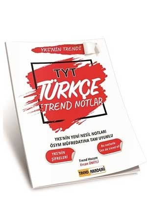 Trend Akademi YKS TYT Türkçe Trend Notlar Trend Akademi Yayınları