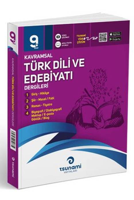 Tsunami 9.sınıf Kavramsal Türk Dili Ve Edebiyatı Dergileri 4 Fasikül Tsunami Yayınları