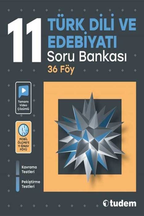 Tudem 11. Sınıf Türk Dili ve Edebiyatı Soru Bankası Tudem Yayınları