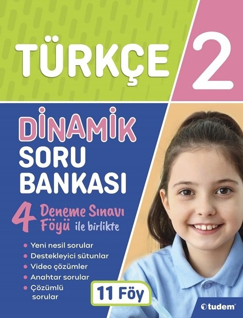 Tudem 2. Sınıf Türkçe Dinamik Soru Bankası Tudem Yayınları