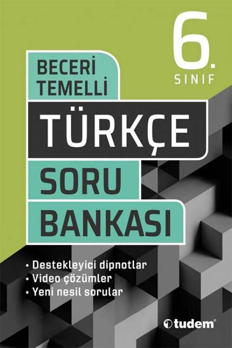 Tudem 6. sınıf Beceri Temelli Türkçe Soru Bankası Tudem Yayınları