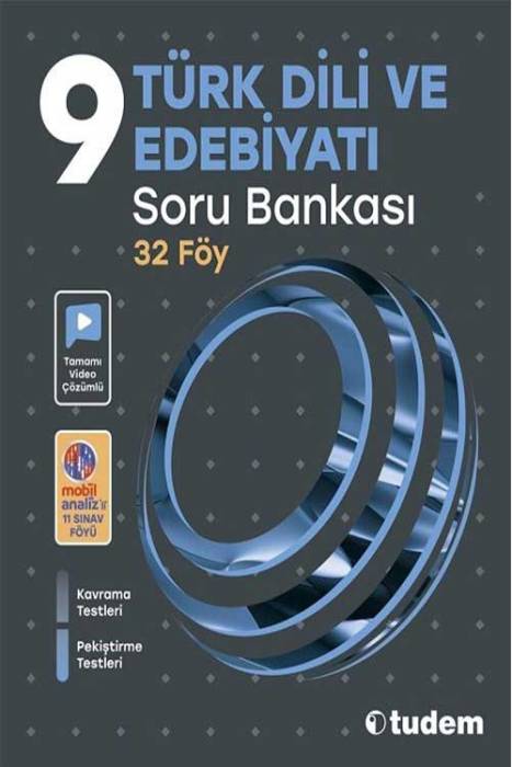 Tudem 9. Sınıf Türk Dili ve Edebiyatı Soru Bankası Tudem Yayınları