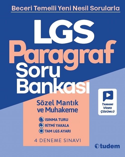 Tudem LGS Paragraf Soru Bankası Tudem Yayınları