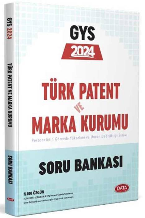 2024 Türk Patent ve Marka Kurumu GYS Konu Anlatımlı Data Yayınları