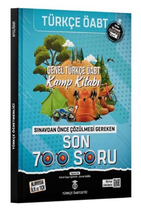 ÖABT Türkçe Genel Kamp Kitabı Son 700 Soru Bankası Çözümlü Türkçe ÖABTDEYİZ Yayınları