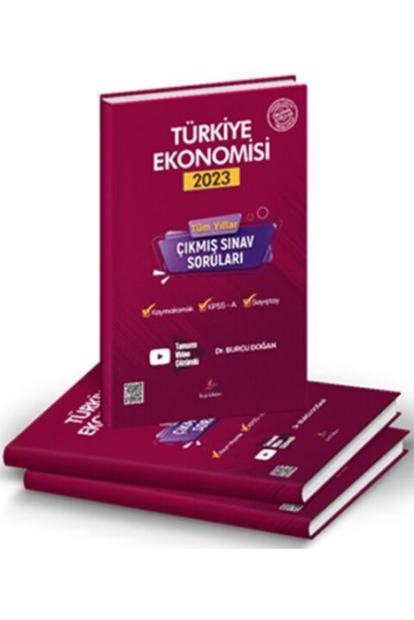 Türkiye Ekonomisi Kaymakamlık KPSS A Sayıştay Tüm Yıllar Tamamı Video Çözümlü Çıkmış Sorular Dizgi Kitap Yayınları