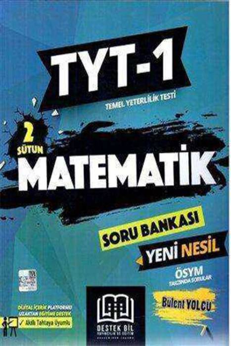 TYT 1 Matematik Soru Bankası Destek Bil Yayınları
