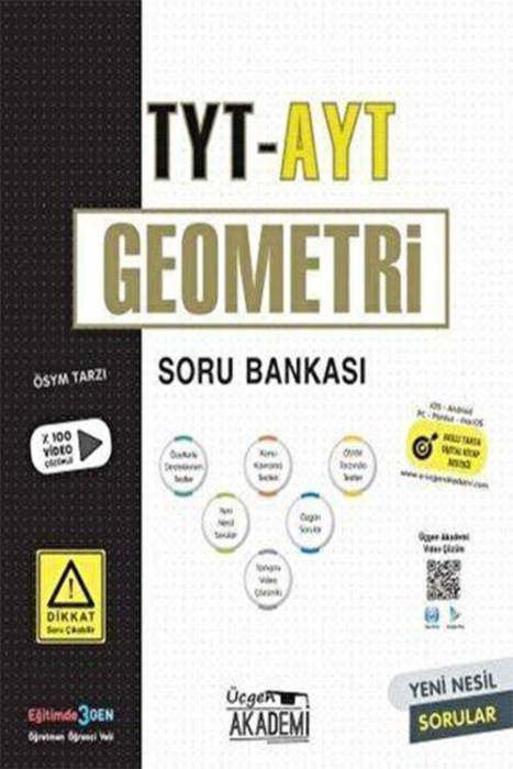 TYT AYT Geometri Soru Bankası Üçgen Akademi Yayınları