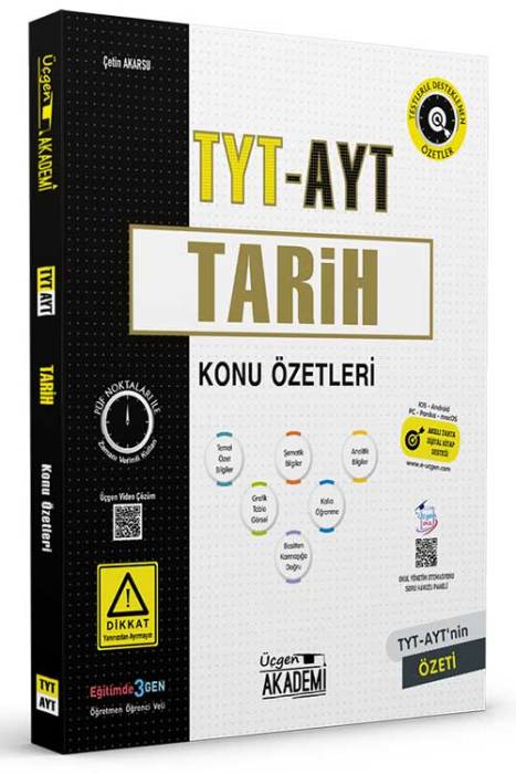 TYT - AYT Tarih Konu Özeti Üçgen Akademi Yayınları
