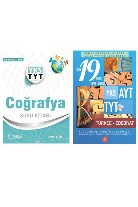 TYT AYT Türkçe Edebiyat Coğrafya Soru Bankası Seti