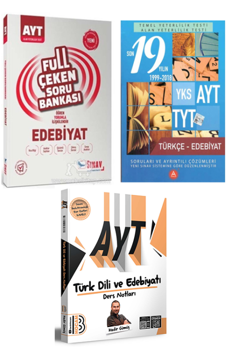 TYT AYT Türkçe Edebiyat Konu Anlatımı ve Soru Bankası Seti