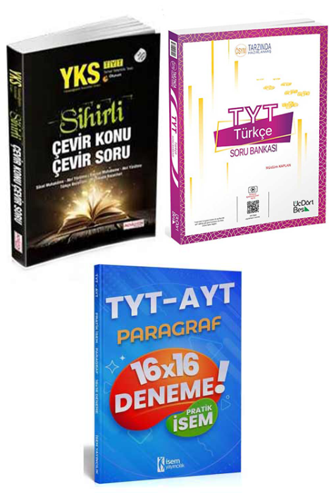 TYT AYT Türkçe Paragraf Soru Bankası ve Kazandıran Paragraf Deneme Seti