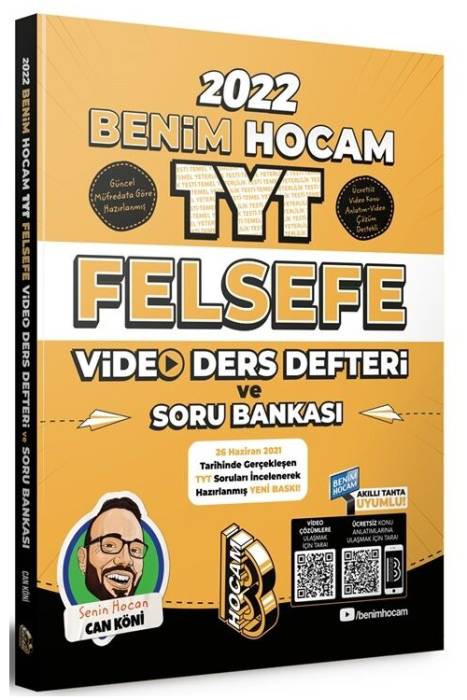 TYT Felsefe Video Ders Defteri ve Soru Bankası Benim Hocam Yayınları