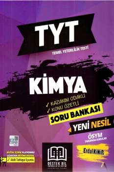 TYT Kimya Soru Bankası Destek Bil Yayınları - Thumbnail