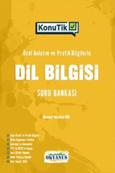 TYT KonuTik Dil Bilgisi Soru Bankası Okyanus Yayınları