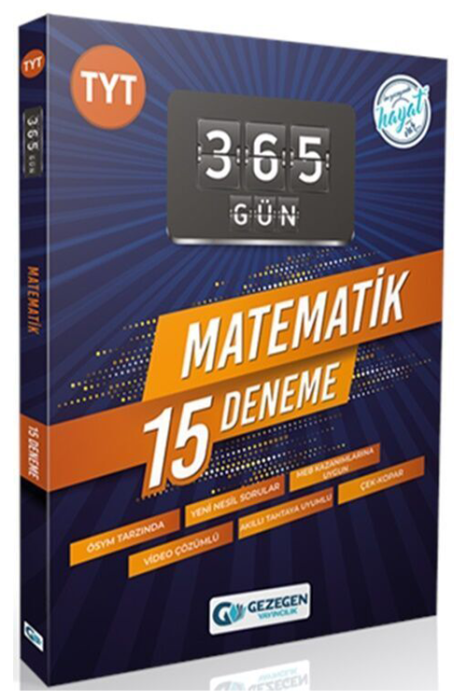 TYT Matematik 365 Gün 15 Deneme Gezegen Yayınları