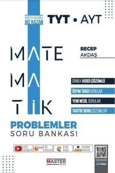 TYT Matematik Problemler Soru Bankası Master Hocam Yayınları