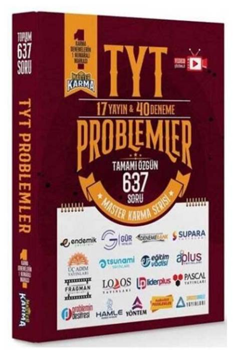 TYT Problemler 17 Yayın 40 Deneme Master Karma Yayınları