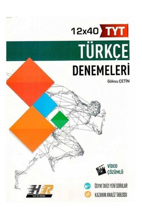 TYT Türkçe 12x40 Denemeleri Hız ve Renk Yayınları