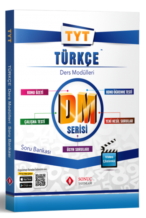 TYT Türkçe DM Ders Modülleri Soru Bankası Sonuç Yayınları
