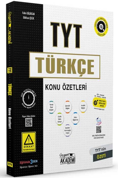 TYT Türkçe Konu Özeti Üçgen Akademi Yayınları