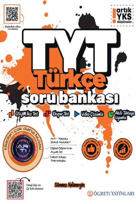 TYT Türkçe Soru Bankası Öğreti Akademi Yayınları