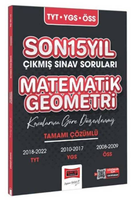 TYT YGS ÖSS Matematik Geometri Son 15 Yıl Çıkmış Sınav Soruları Yargı Yayınları