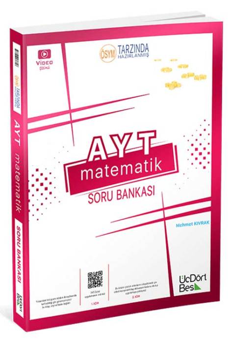 Üçdörtbeş 2023 AYT Matematik Soru Bankası Üçdörtbeş Yayınları
