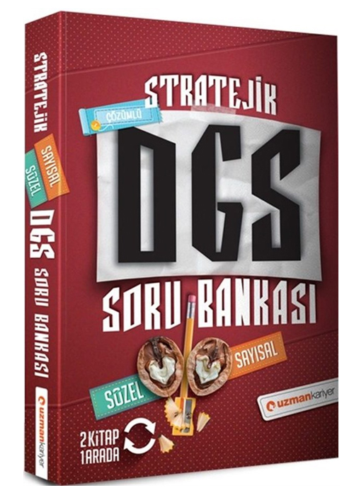 Uzman Kariyer 2020 DGS Sözel Sayısal Bölüm Stratejik Çözümlü Soru Bankası Uzman Kariyer Yayınları
