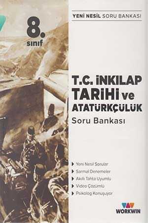 Workwin 8. Sınıf T.C. İnkılap Tarihi ve Atatürkçülük Soru Bankası Workwin Yayınları