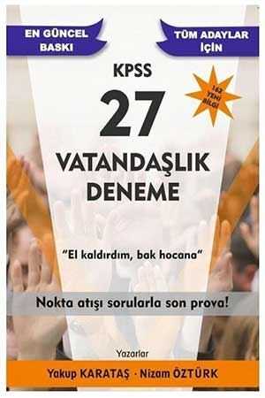 Yakup Karataş KPSS Vatandaşlık 27 Deneme Yakup Karataş Yayınları